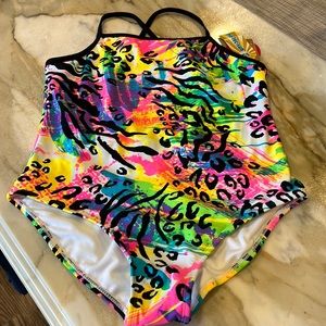 Girls plus size 18 1/2 bathing suit new with tag Arizona brand